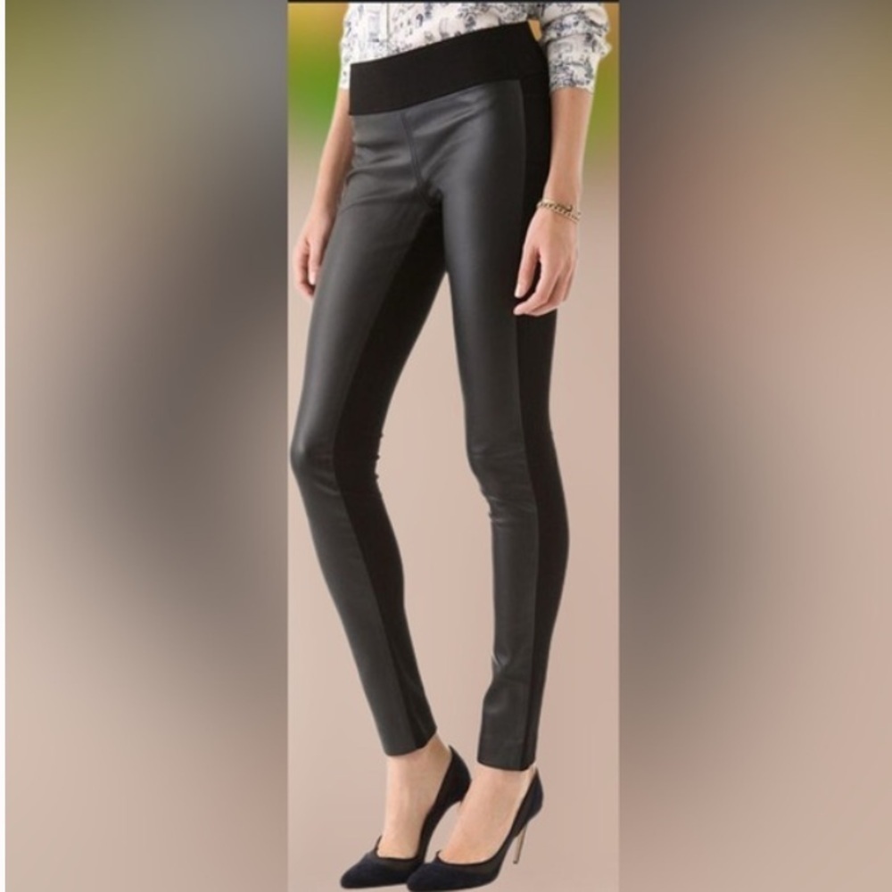 Club Monaco Tasha Vegan Leather Leggings